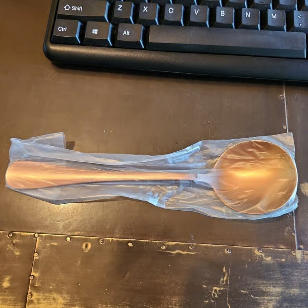 NEW Rose Gold stainless steel tablespoon